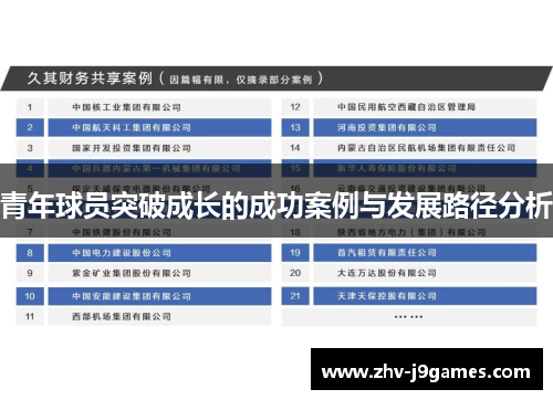青年球员突破成长的成功案例与发展路径分析